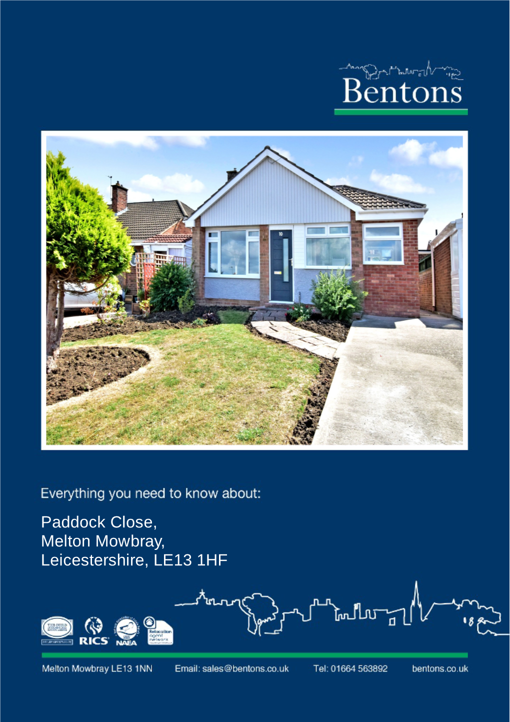 Paddock Close, Melton Mowbray, Leicestershire, LE13 1HF