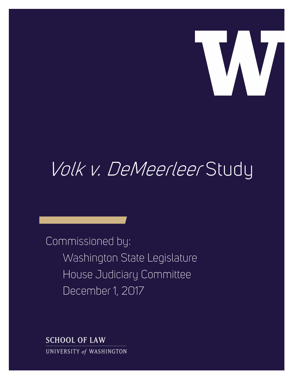 Volk V. Demeerleer Study