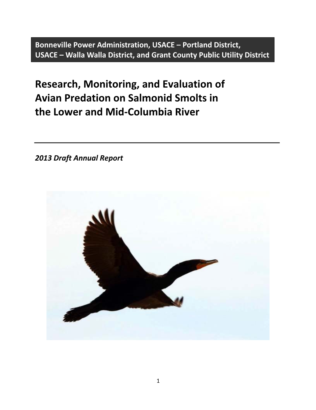 Research, Monitoring, and Evaluation of Avian Predation on Salmonid Smolts in the Lower and Mid‐Columbia River