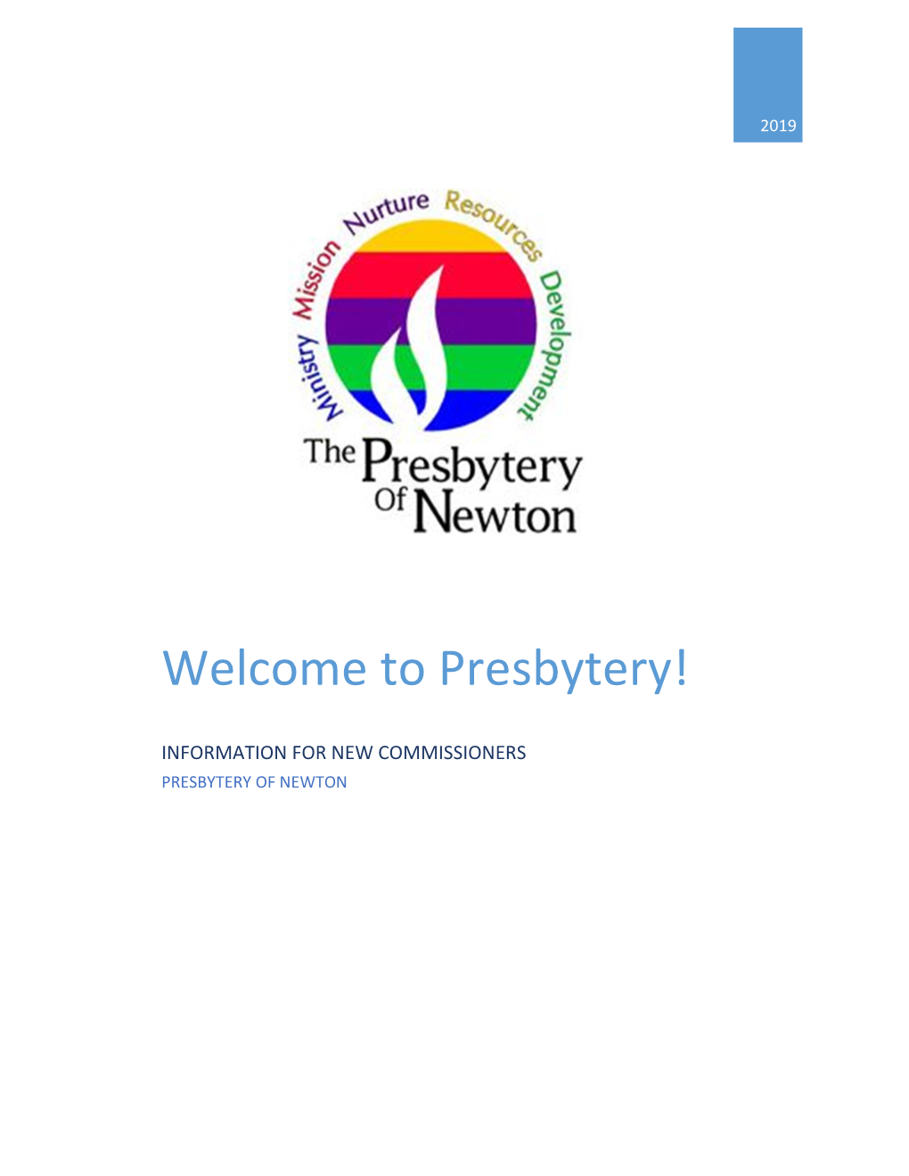 Welcome to Presbytery!