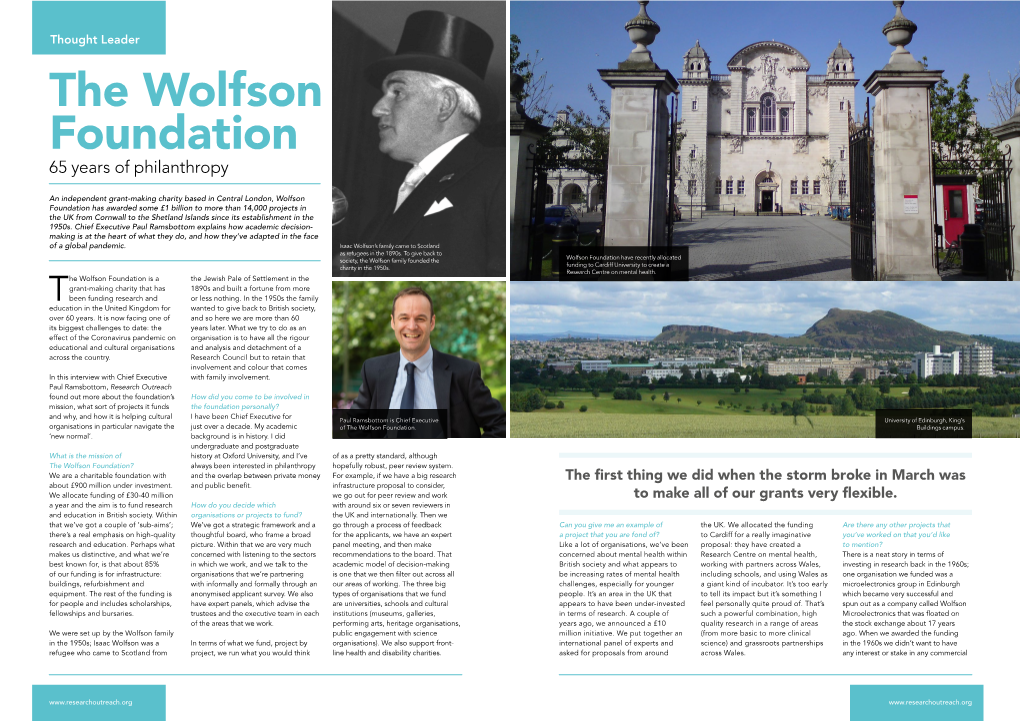 The Wolfson Foundation