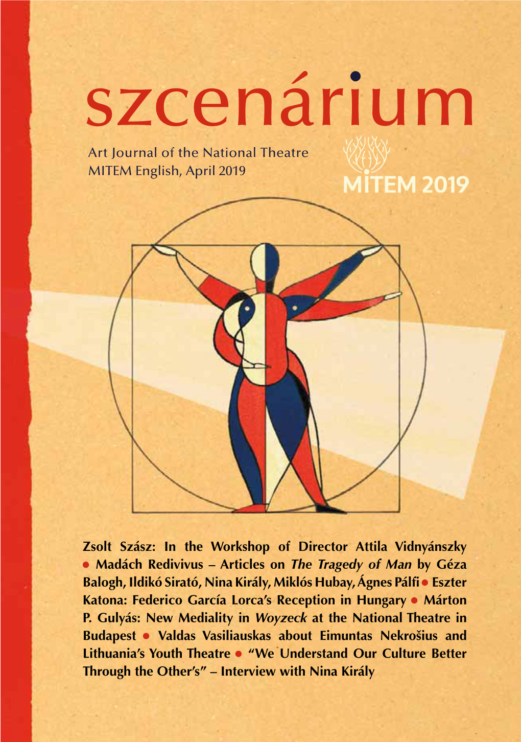 Szcenárium Art Journal of the National Theatre MITEM English, April 2019