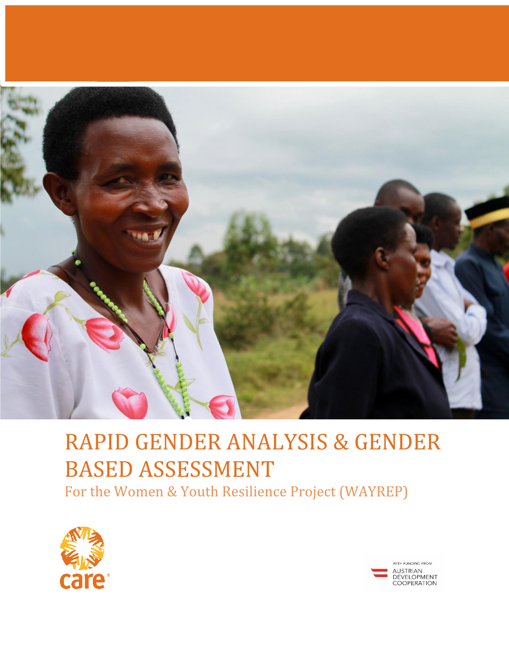 Rapid Gender Analysis Arua & Gulu 2019