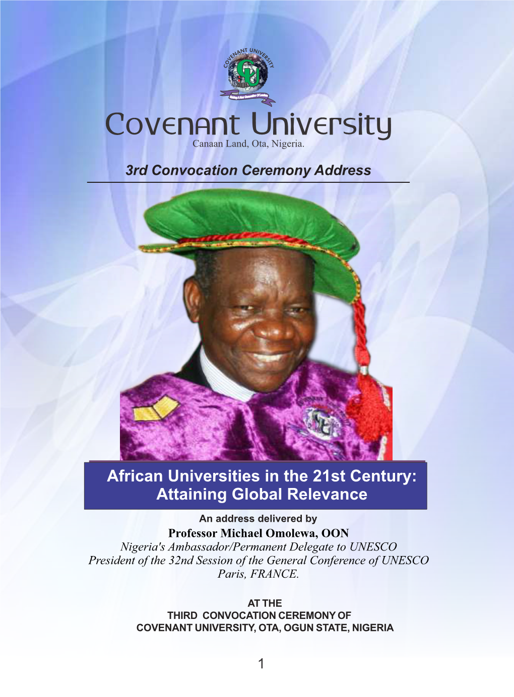 Third Convocation Lectures Speeches