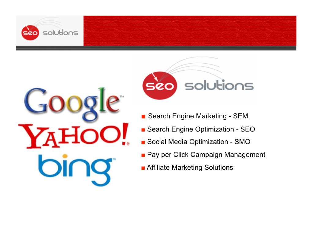 Search Engine Marketing