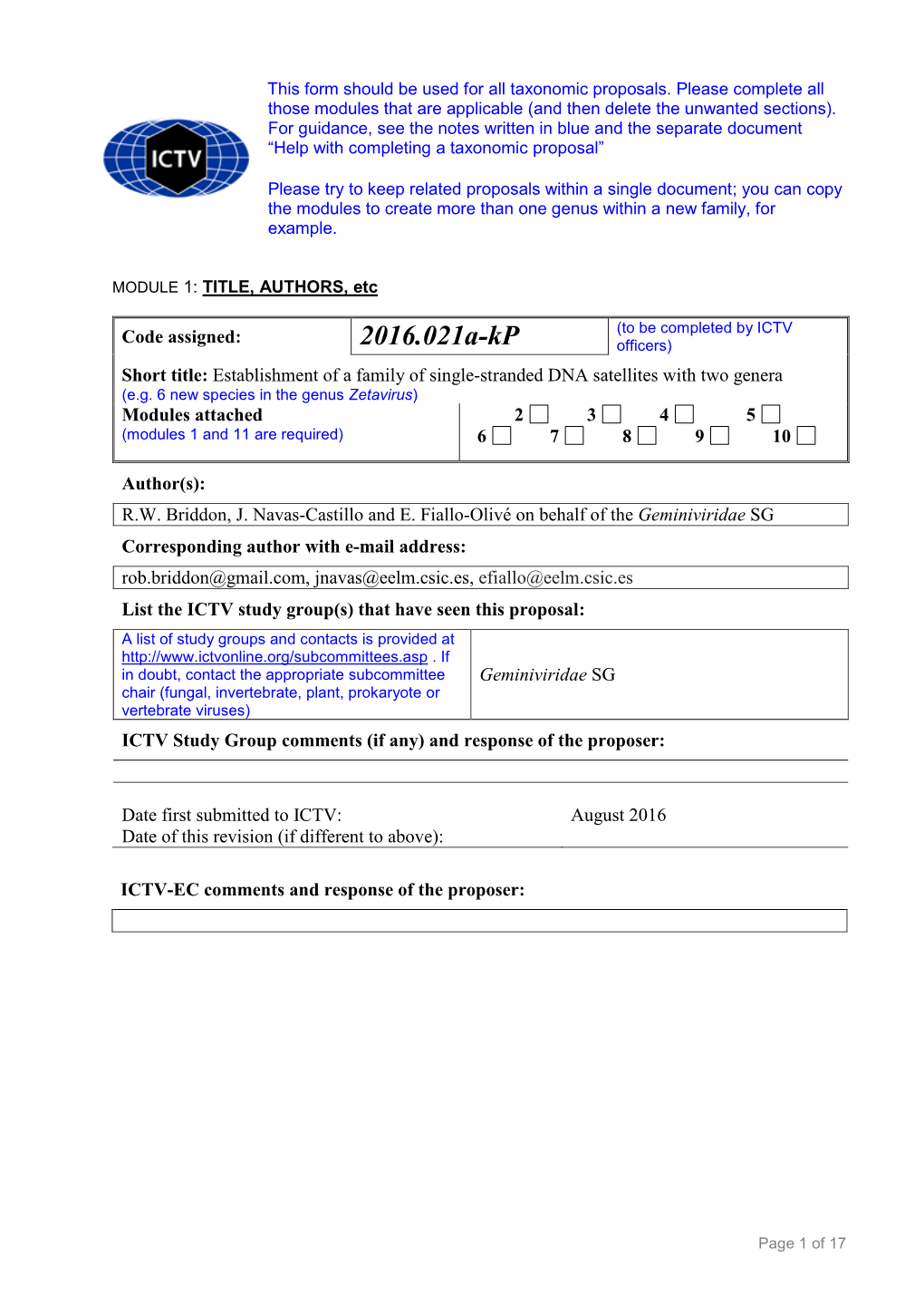 Complete Sections As Applicable