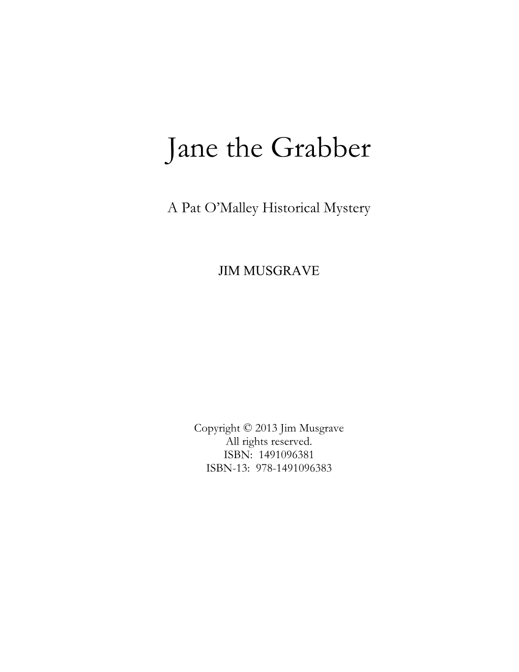 Jane the Grabber