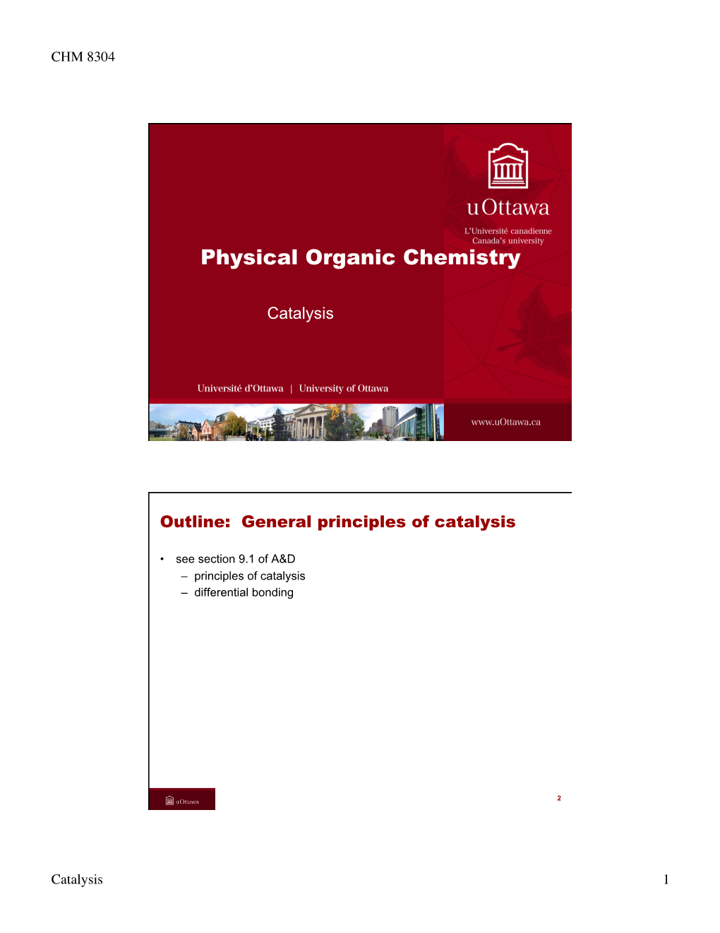 Physical Organic Chemistry