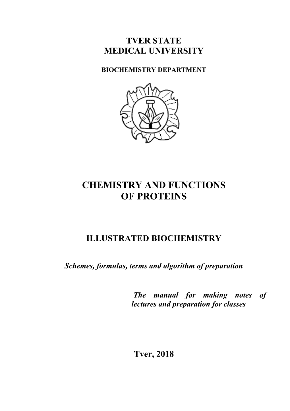 Chemistry and Functions of Proteins