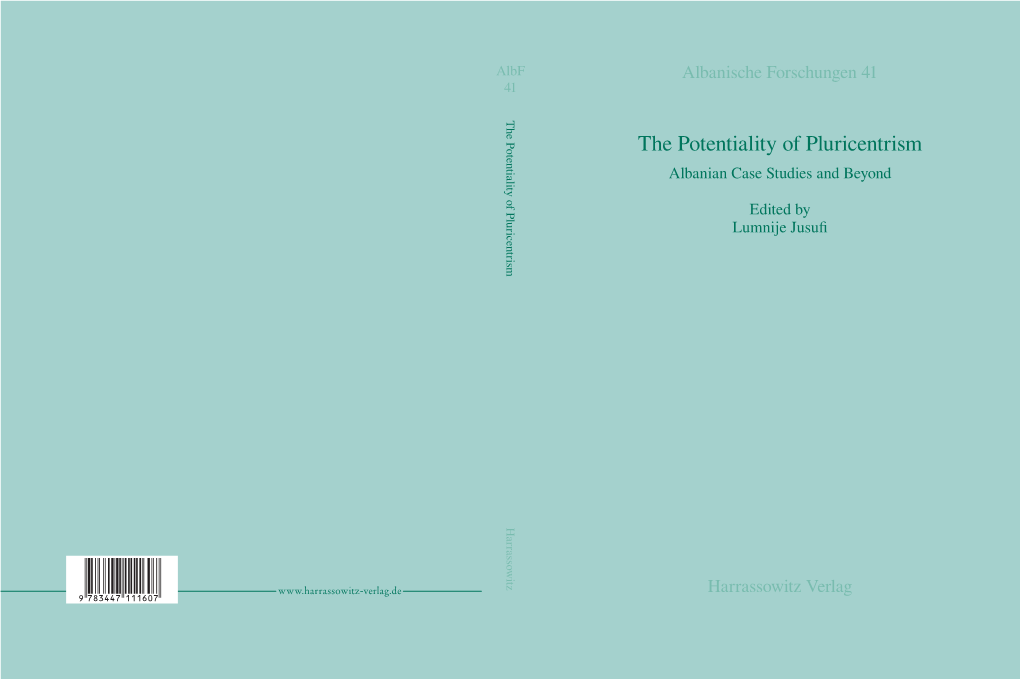 The Potentiality of Pluricentrism Albanian Case Studies and Beyond