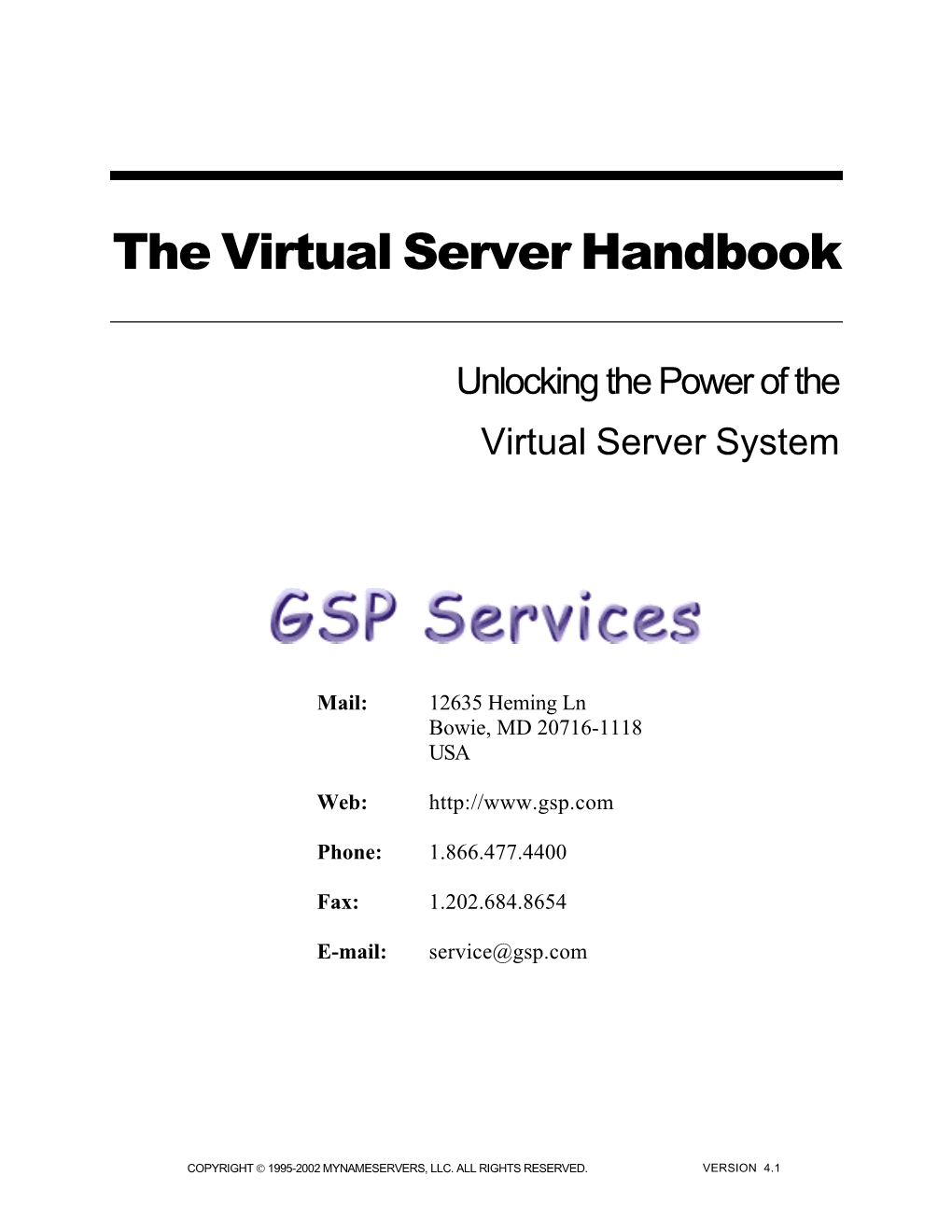 VPS Administrator Handbook