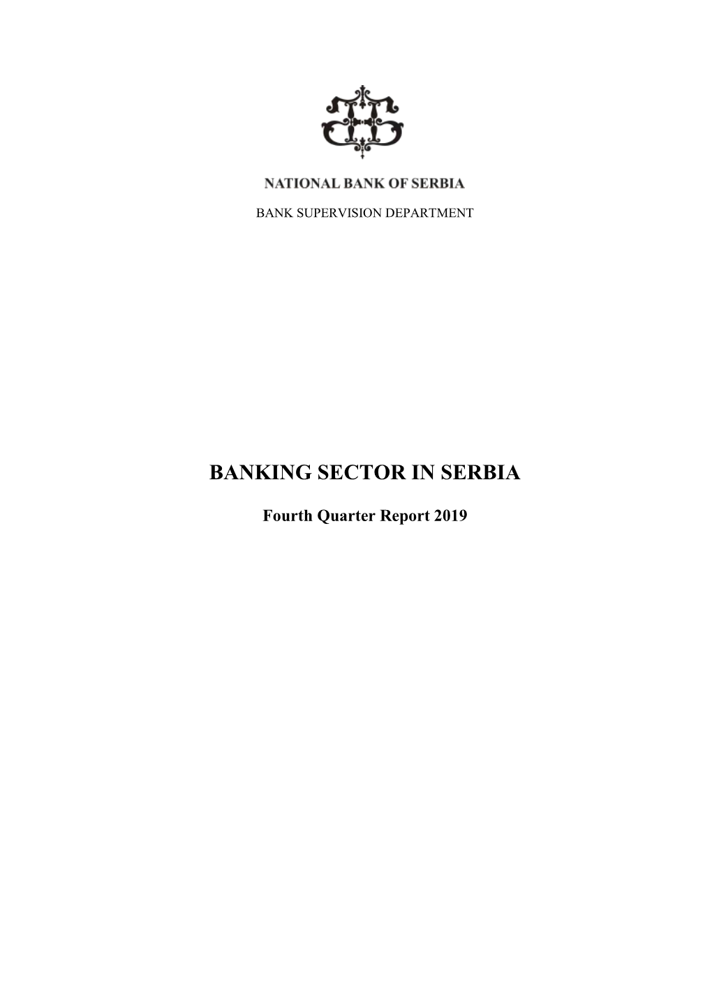 Banking Sector in Serbia
