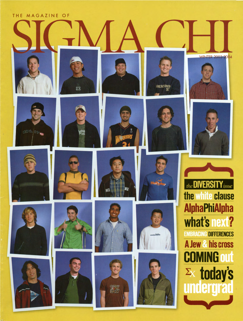 The Magazine of Sigma Chi — Winter 2003