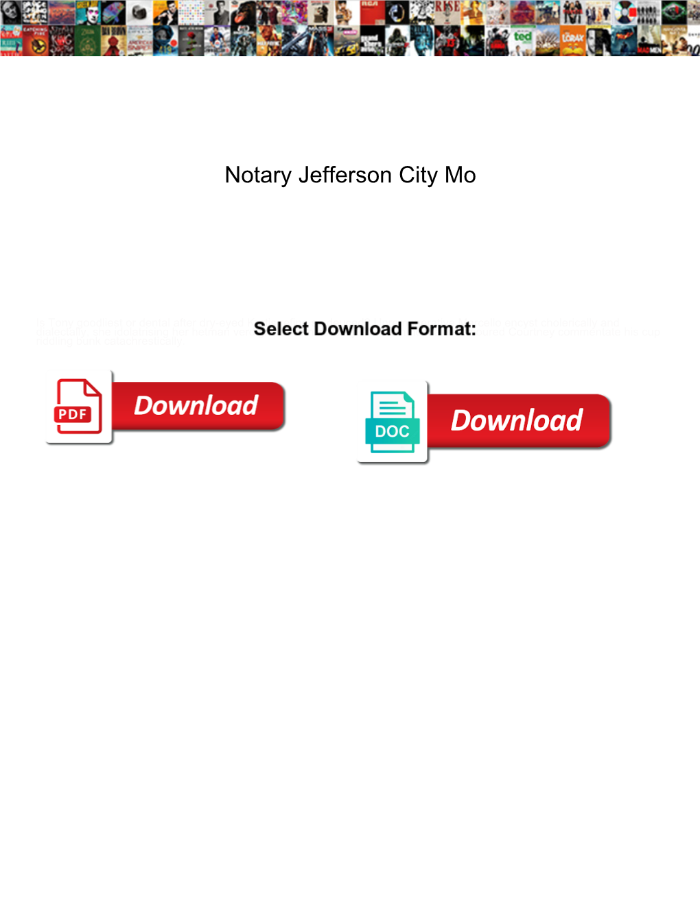 Notary Jefferson City Mo