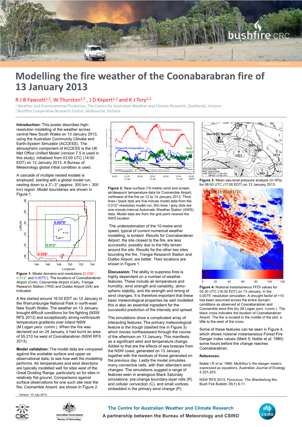 Modelling the Fire Weather of the Coonabarabran