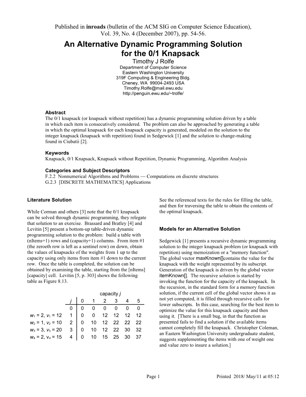 SIGCSE Bulletin Submission Guidelines