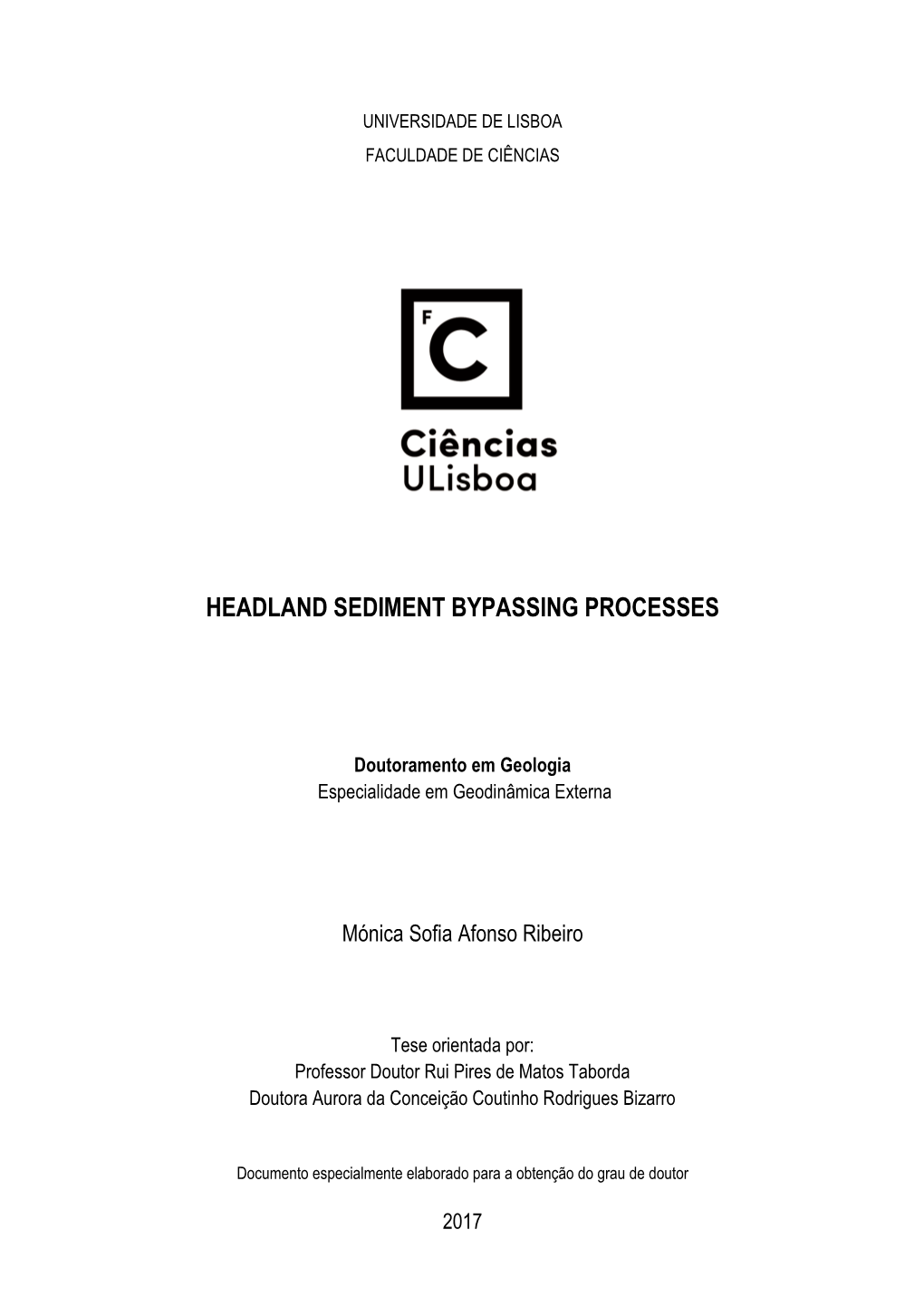 Headland Sediment Bypassing Processes