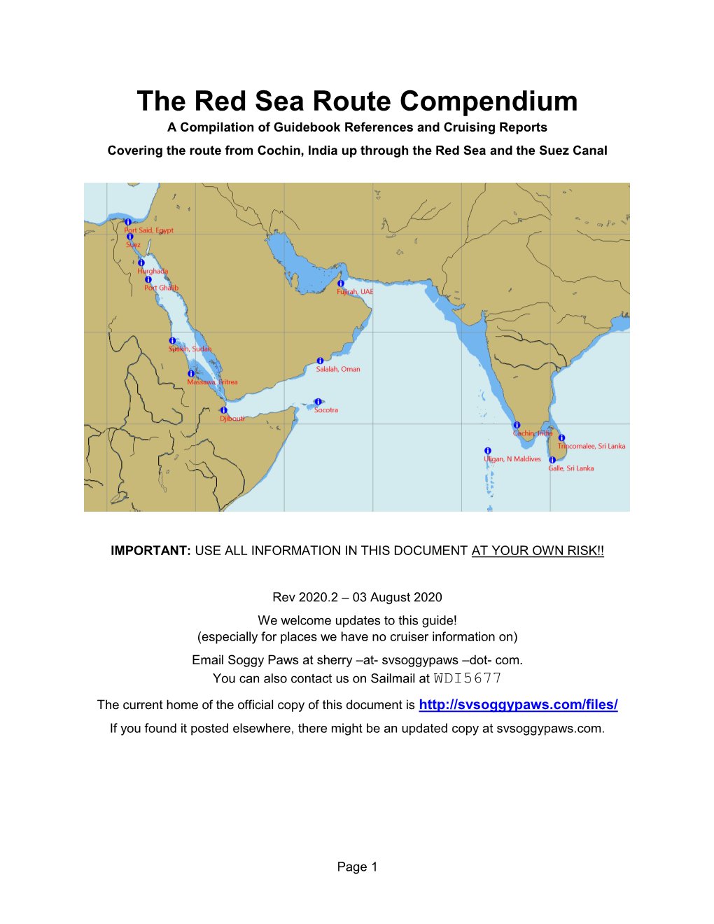 The Indian Ocean Crossing Compendium, Also Available At