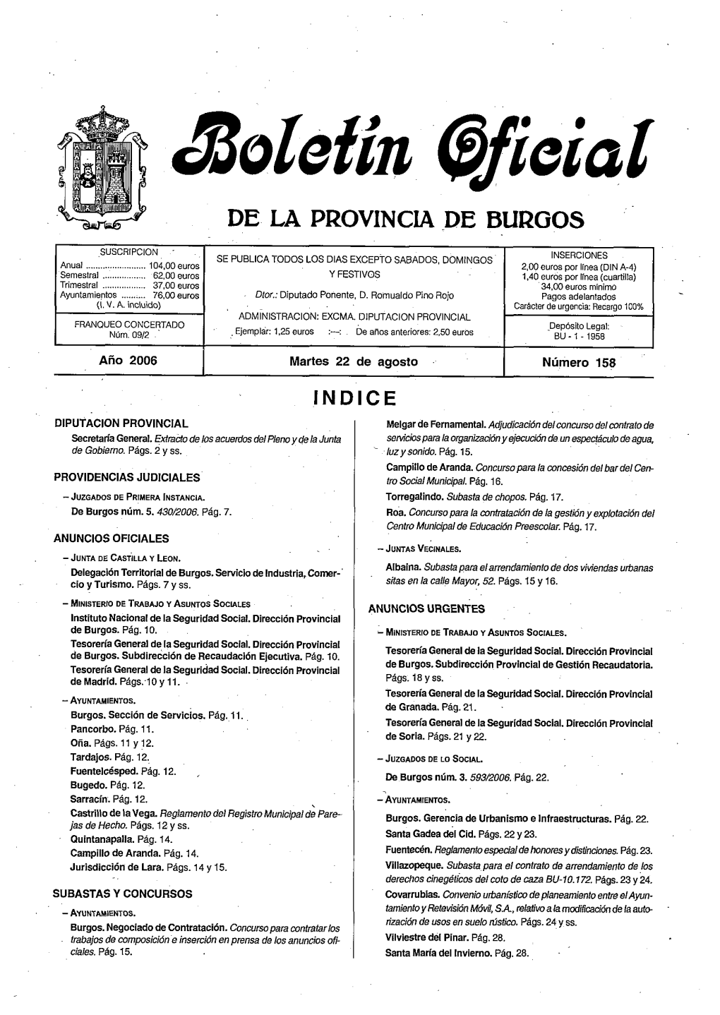 Boletín BOPBUR