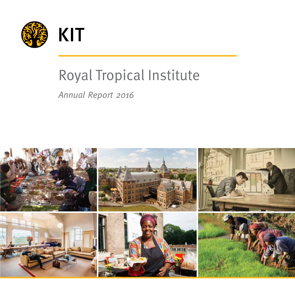 Royal Tropical Institute Annual Report 2016