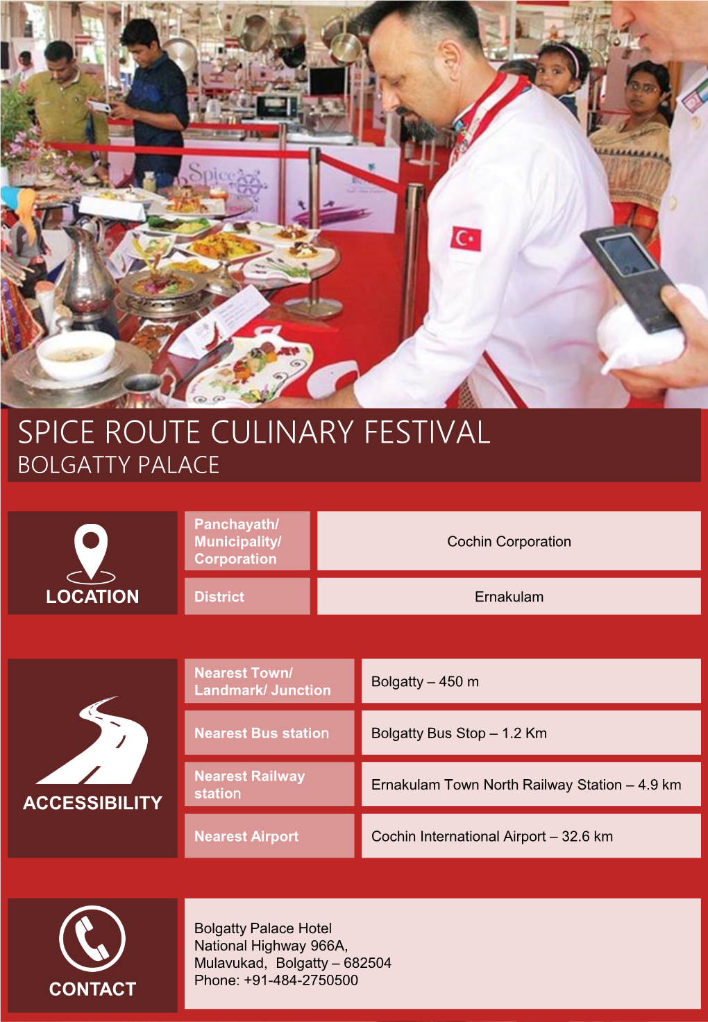 Spice Route Culinary Festival Bolgatty Palace