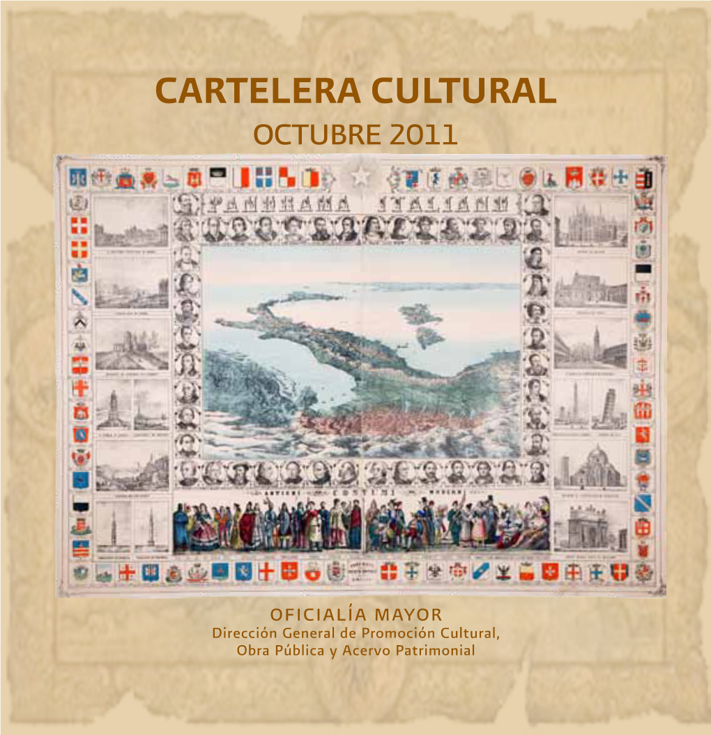 Cartelera Cultural Octubre 2011