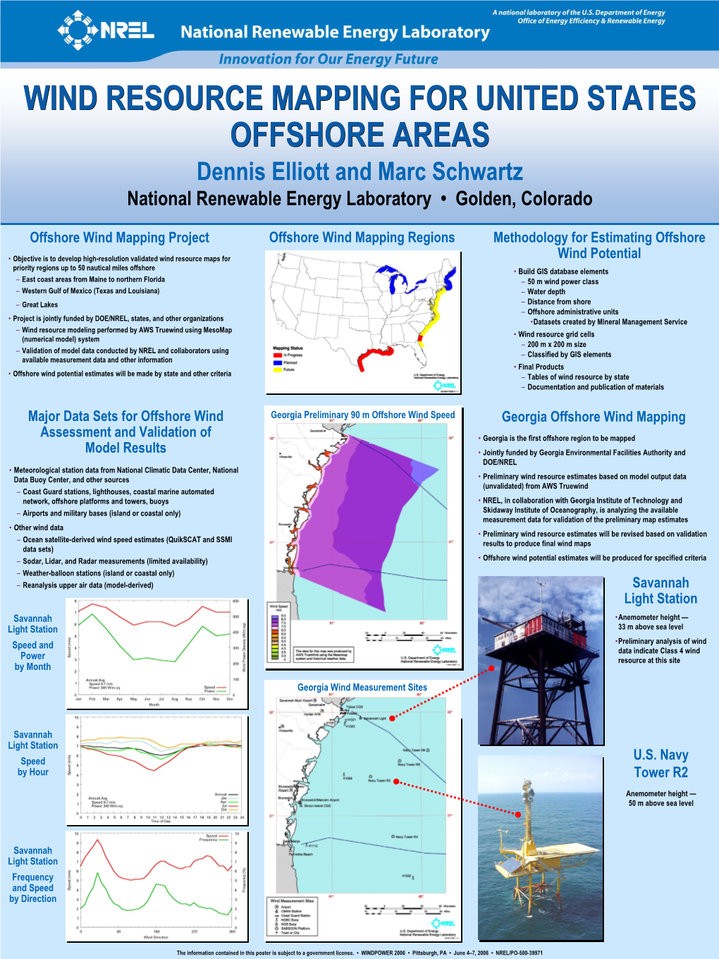 Wind Resource Mapping for United States Offshore Areas (Poster)