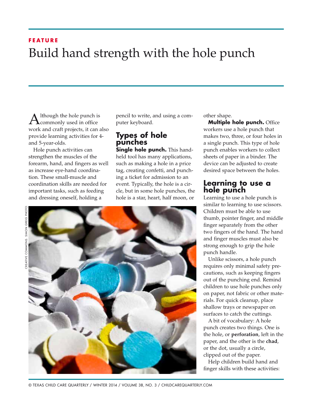 Build Hand Strength with the Hole Punch