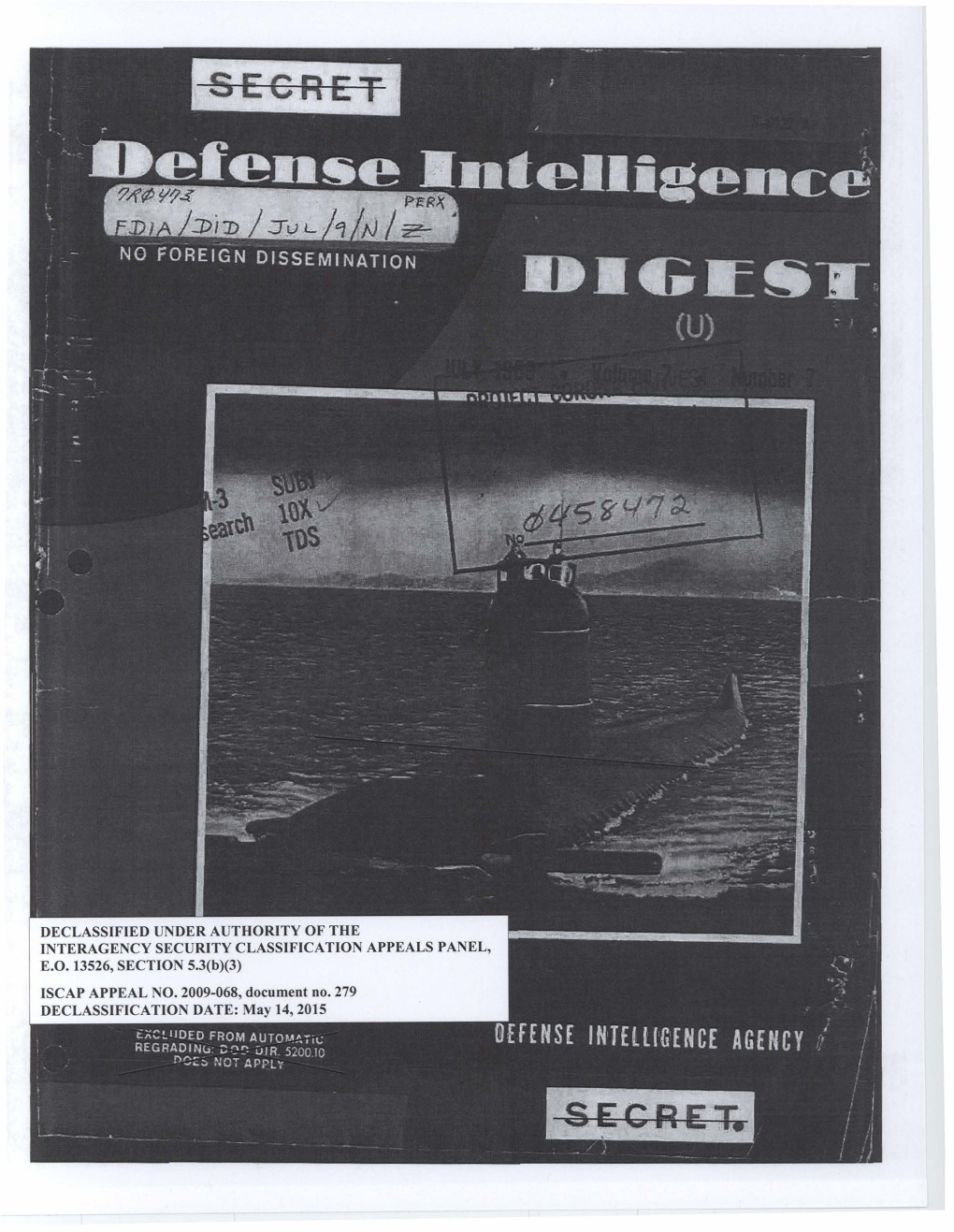 Defense Intelligence Digest (DID), Vol. VII, No. 7