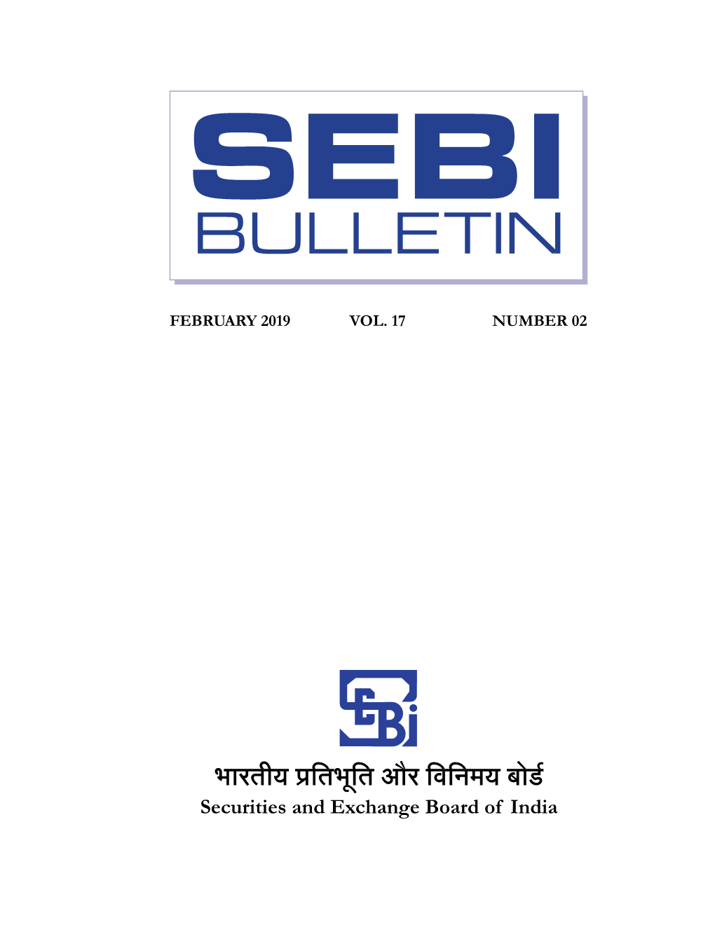 SEBI-BULLETIN-FEB-2019.Pdf