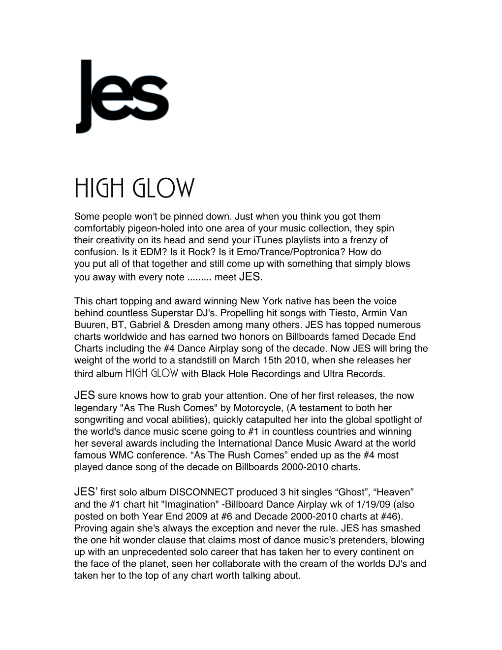 JES High Glow Bio V6