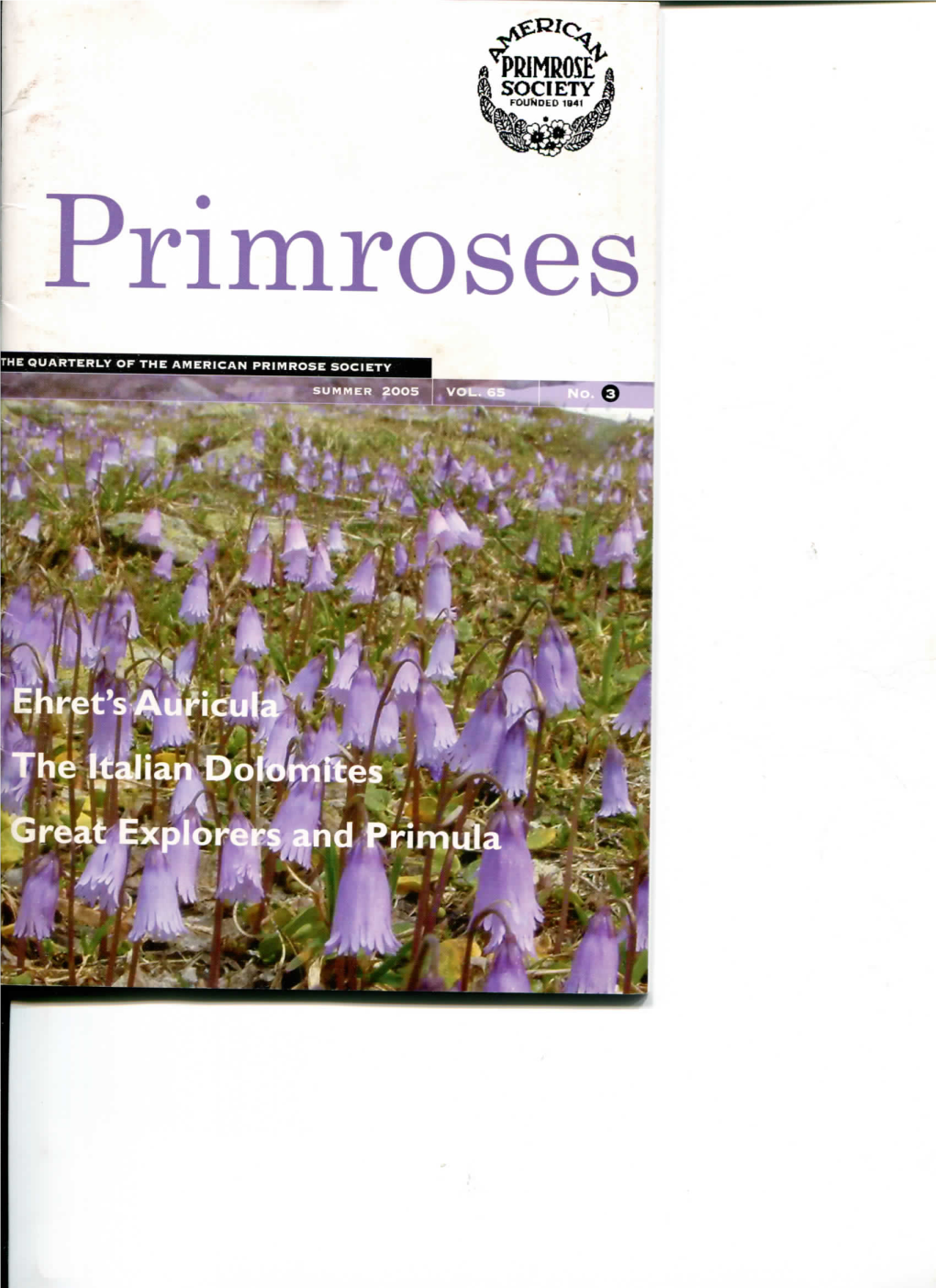 The American Primrose Society