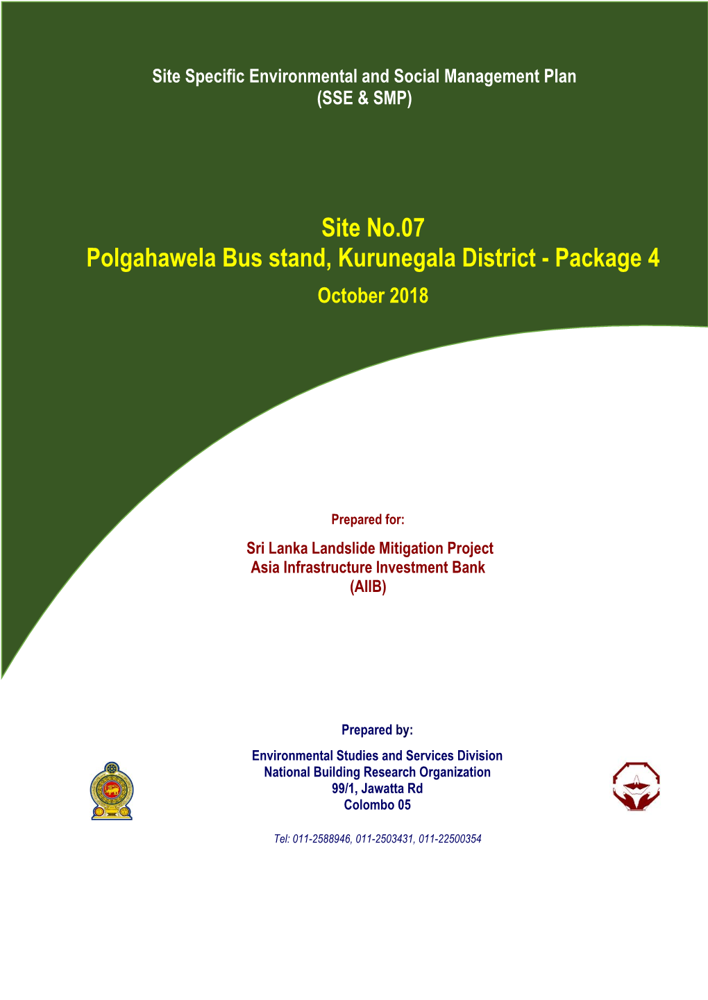 Polgahawela Bus Stand, Kurunegala District - Package 4