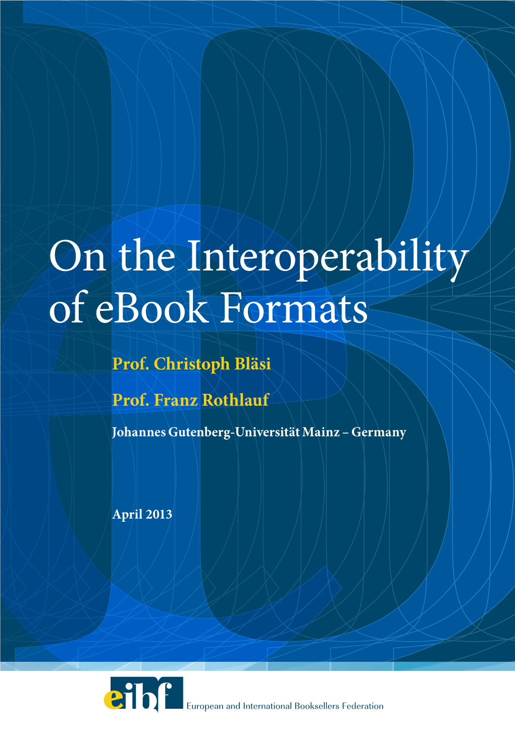 On the Interoperability of Ebook Formats