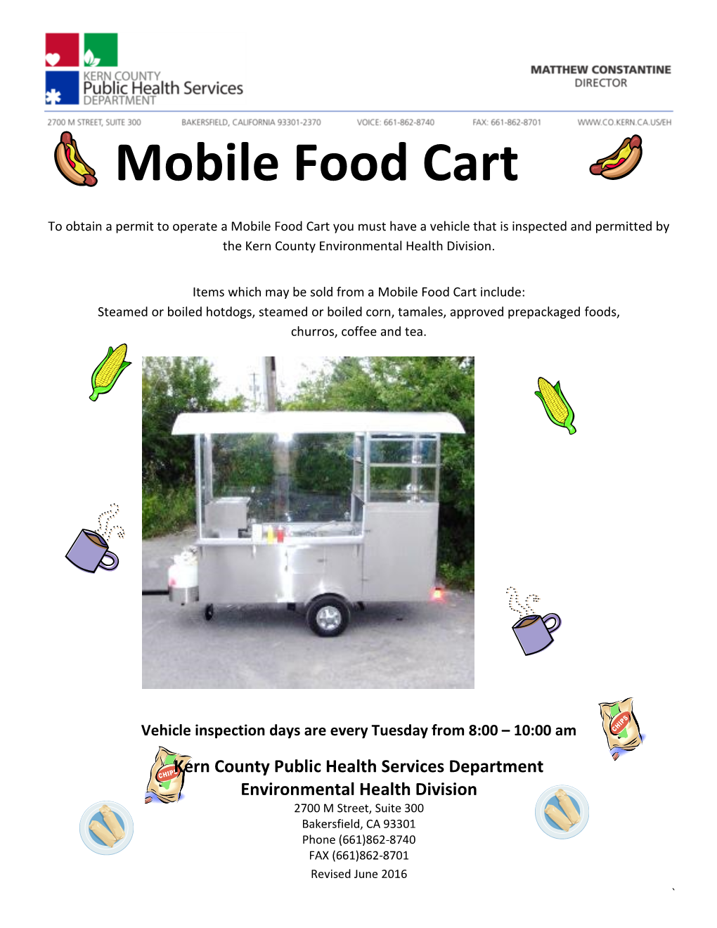 Mobile Food Cart