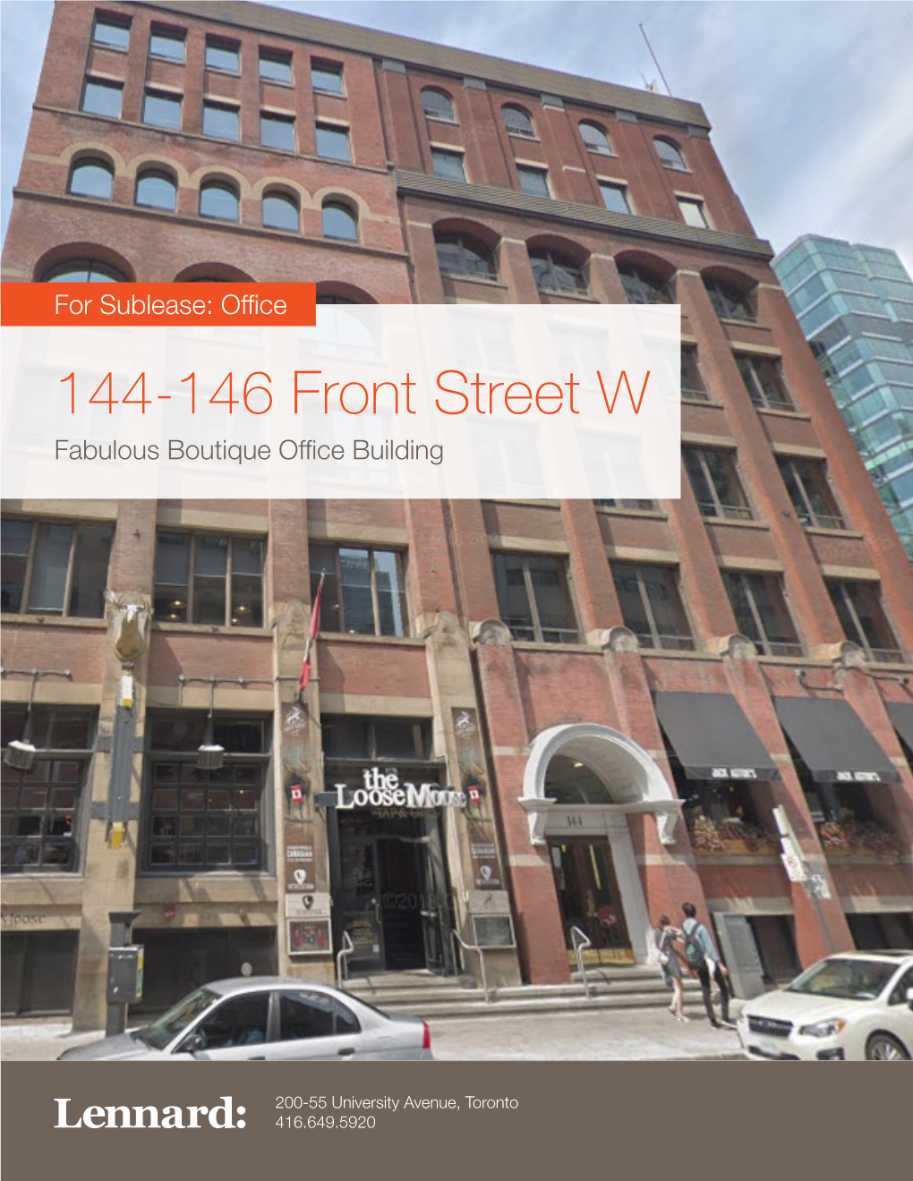 144-146 Front Street W Fabulous Boutique Office Building