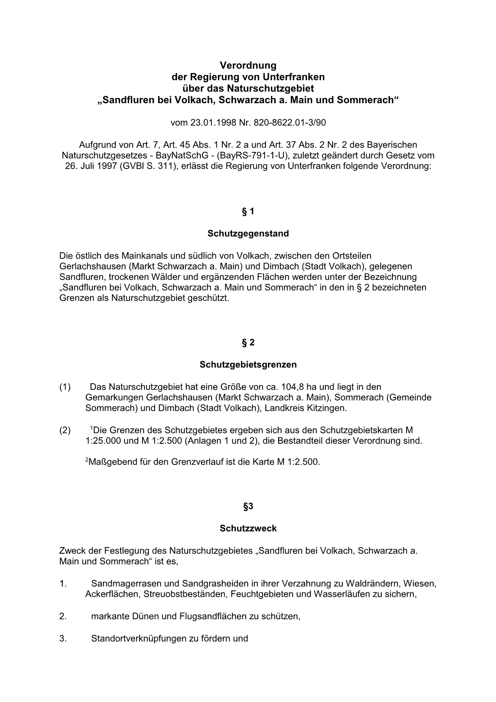 Sandfluren Bei Volkach, Schwarzach A. Main Und Sommerach“