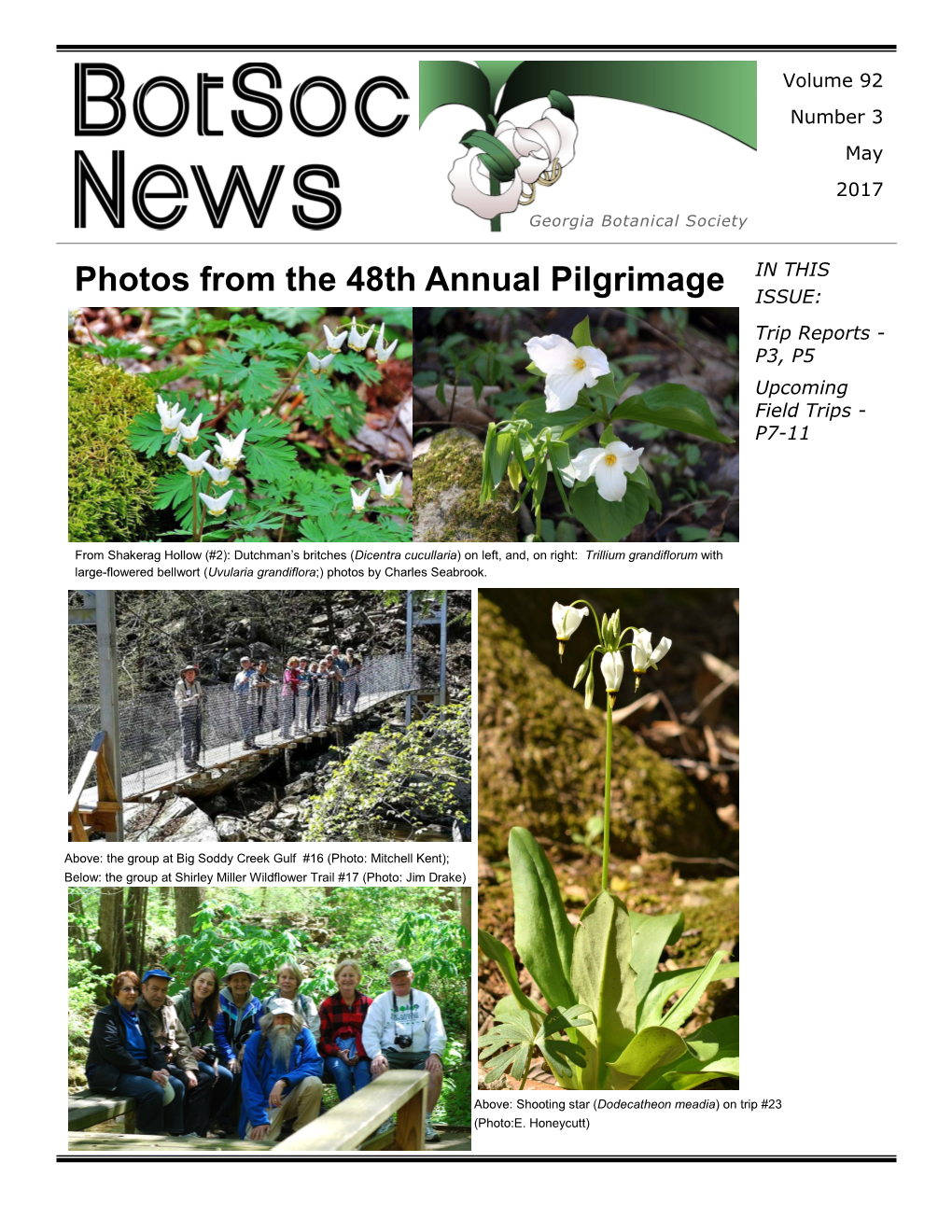 Photos from the 48Th Annual Pilgrimage ISSUE