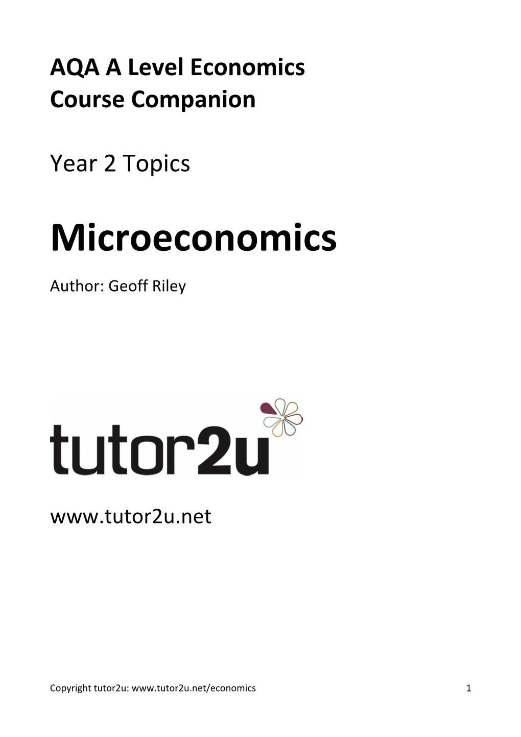 Microeconomics