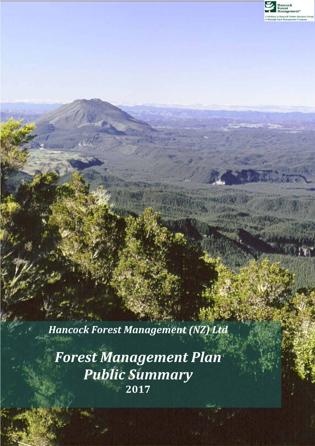 Forest Management Plan Public Summary 2017