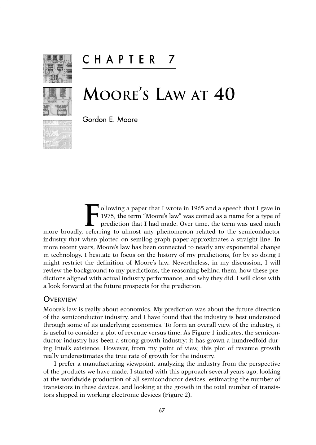 Moore's Law at 40