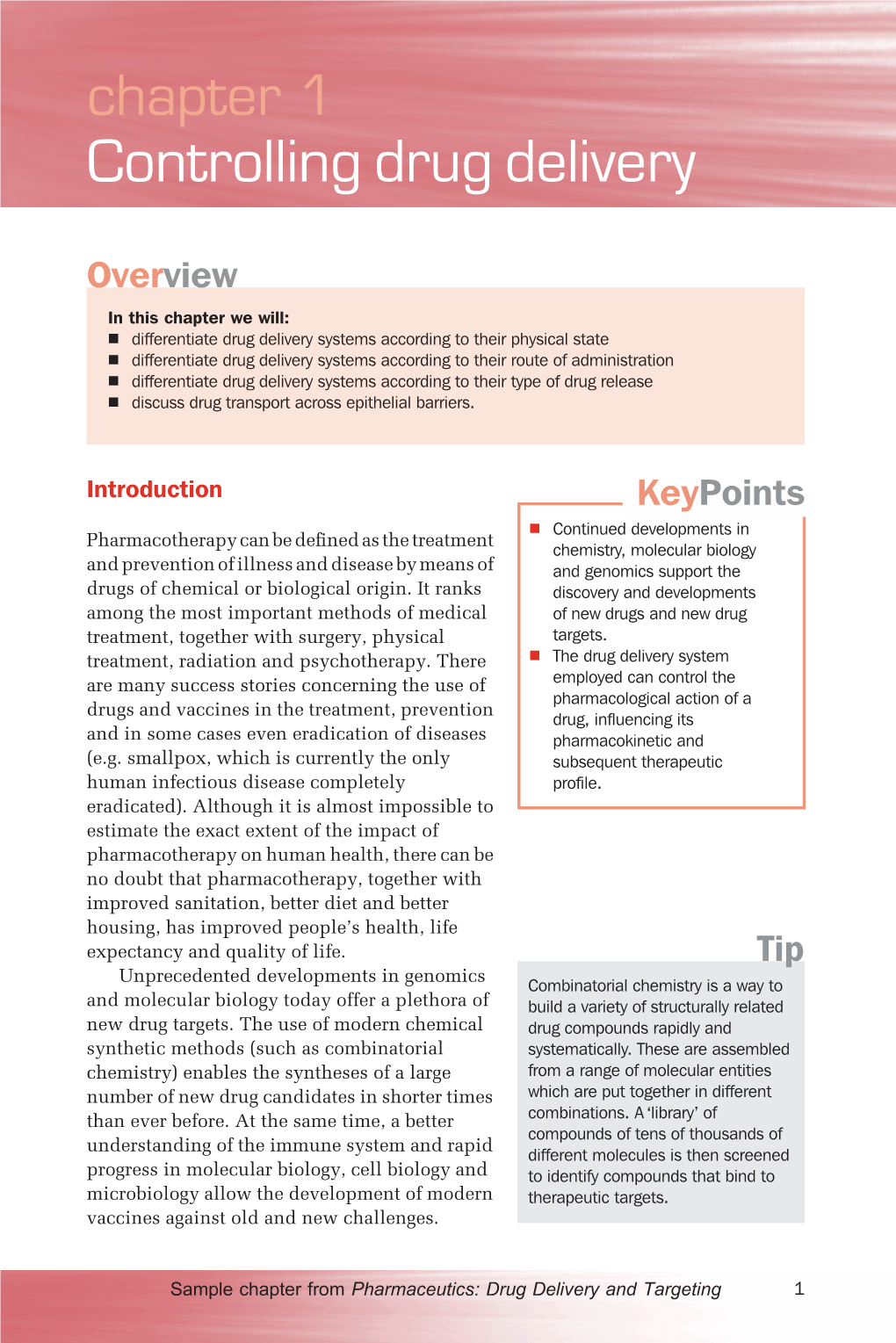 Chapter 1 Controlling Drug Delivery