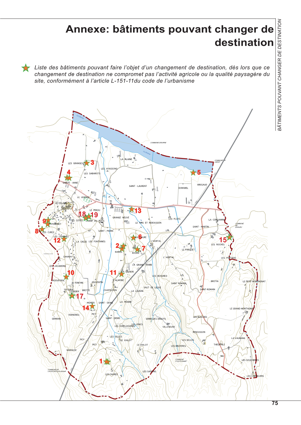 Annexe: Bâtiments Pouvant Changer De Destination