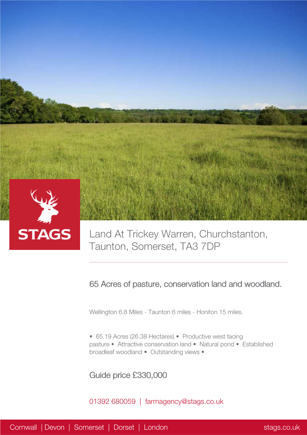 Land at Trickey Warren, Churchstanton, Taunton, Somerset, TA3 7DP