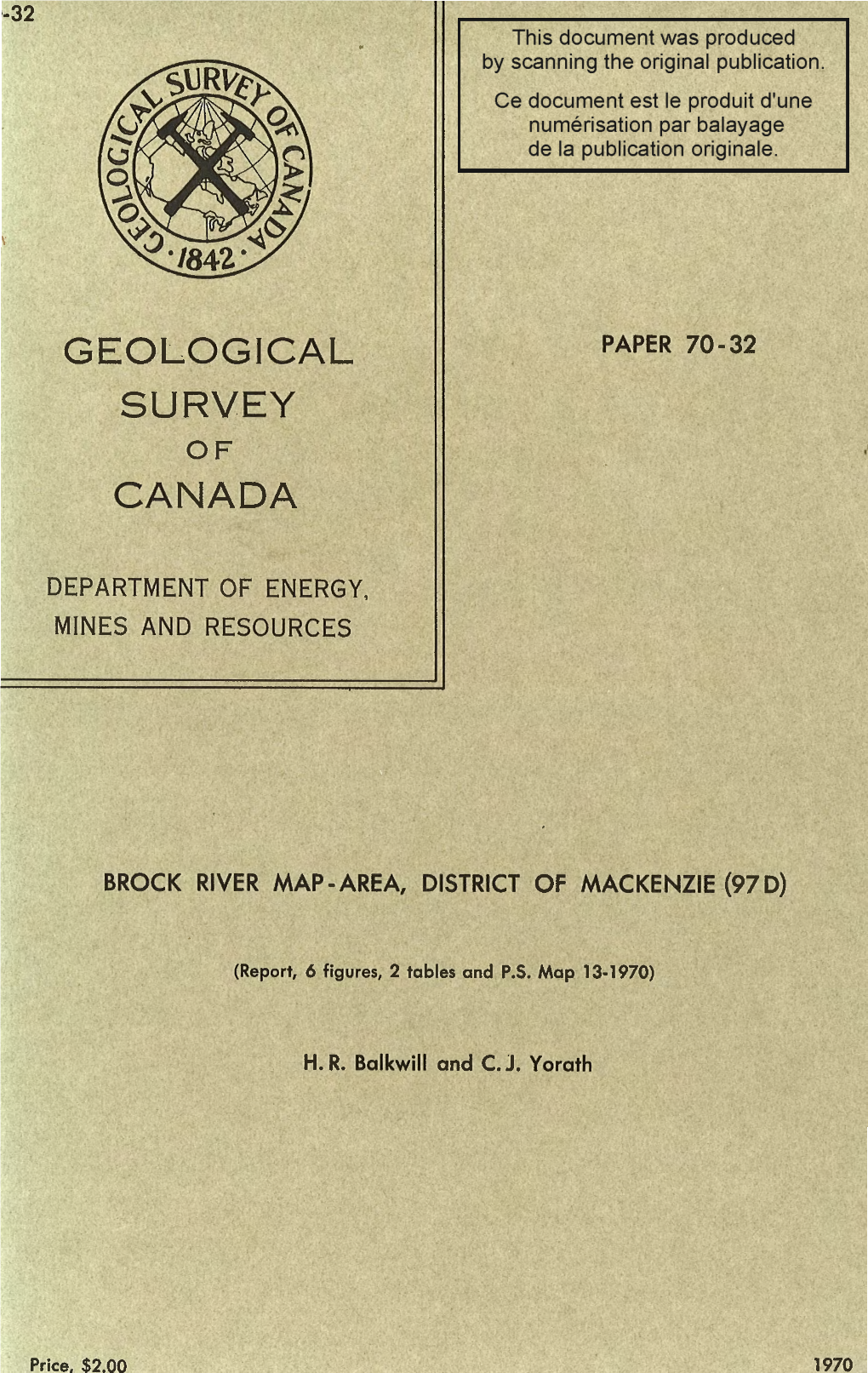 Geological Survey Canada