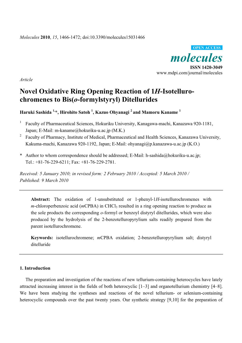 Ditellurides