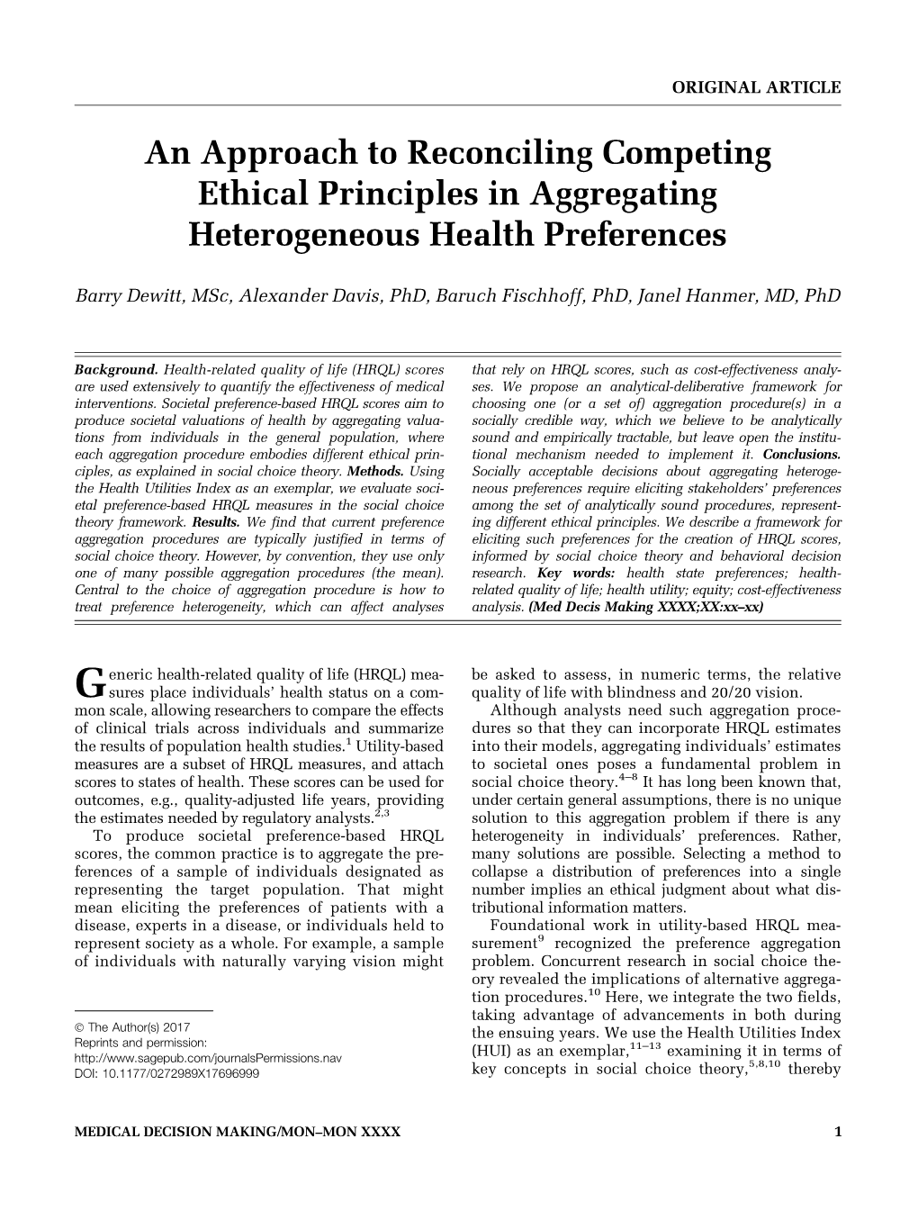 An Approach to Reconciling Competing Ethical Principles in Aggregating Heterogeneous Health Preferences