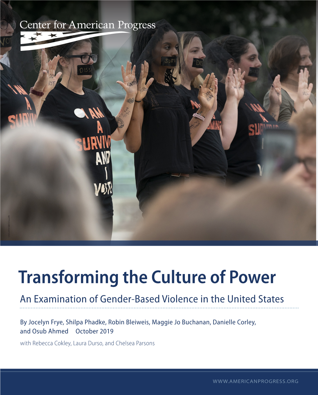 Transforming the Culture of Power an Examination of Gender-Based Violence in the United States