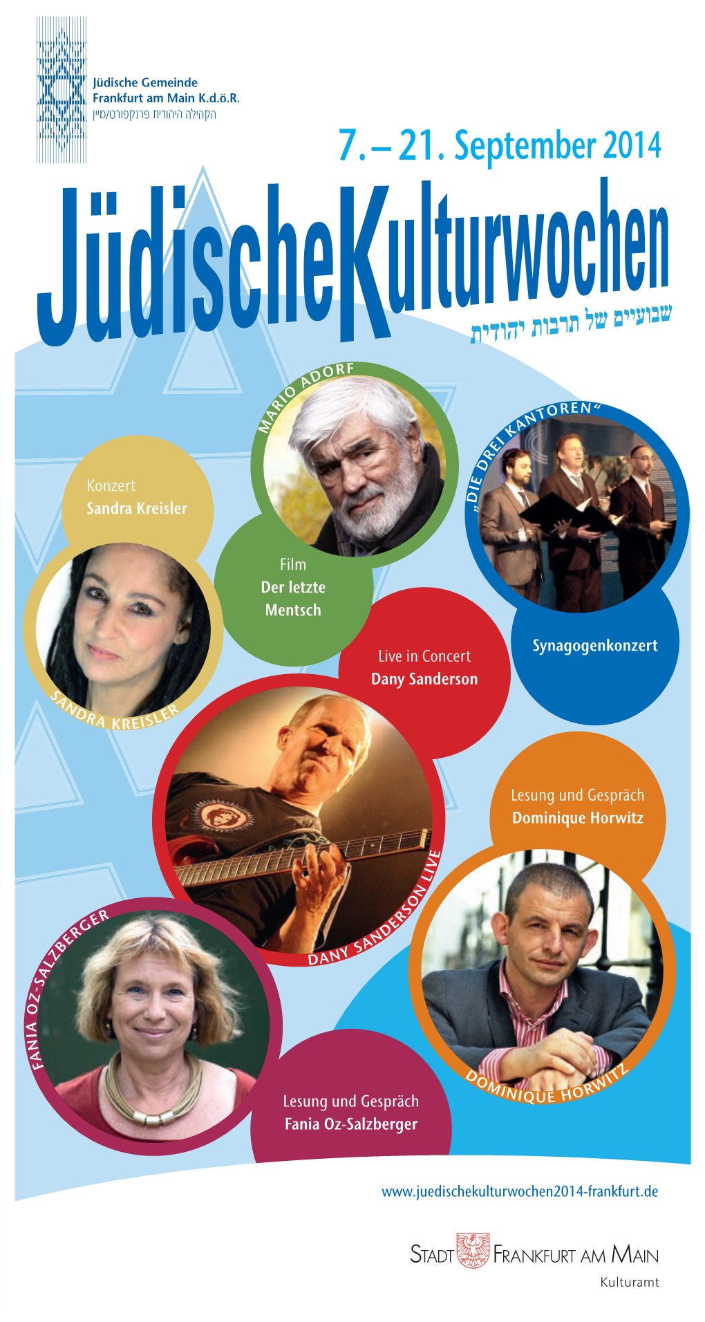 Live in Concert Dany Sanderson Synagogenkonzert Lesung Und