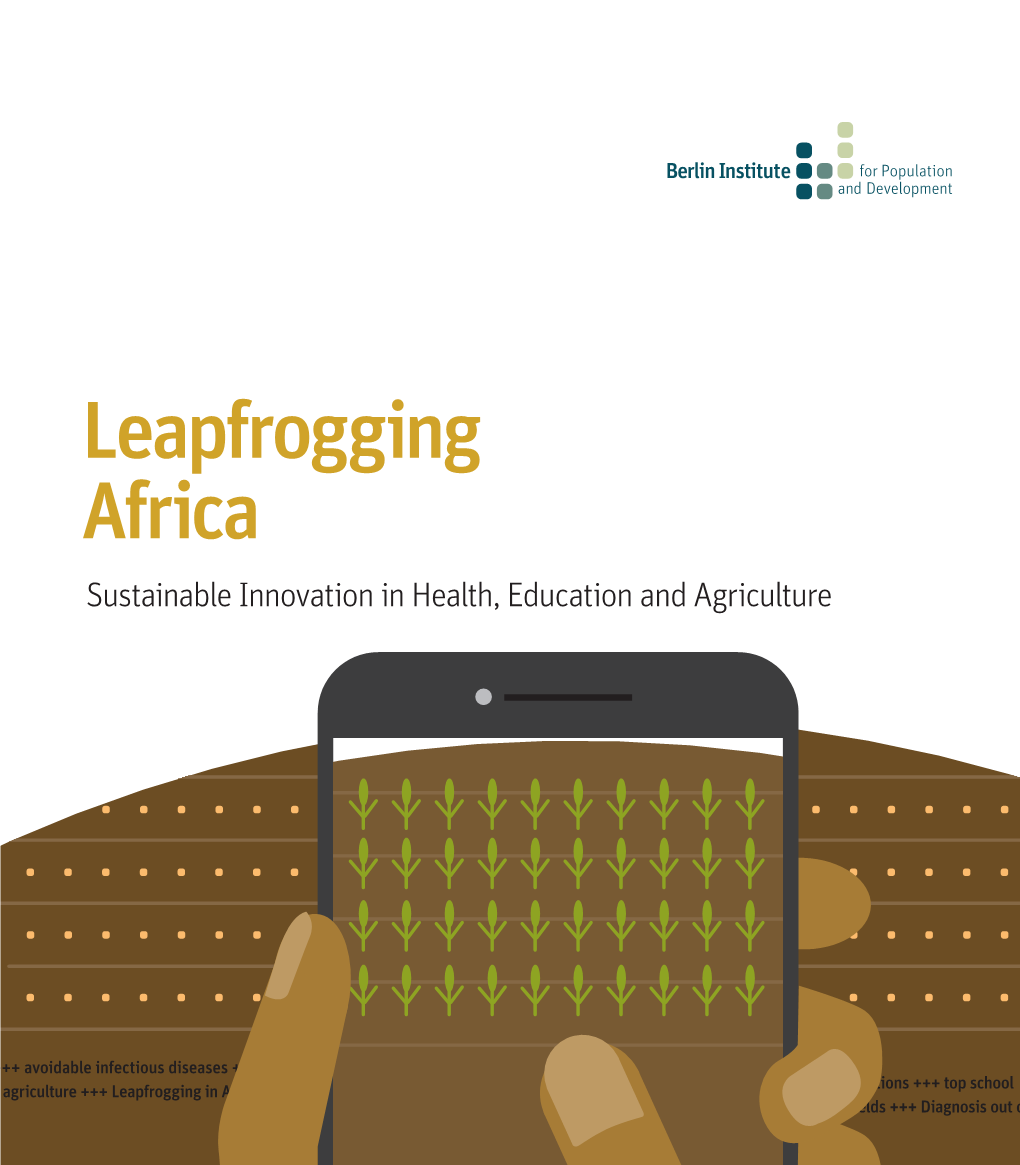 Leapfrogging Africa Sustainable Innovation in Health, Education and Agriculture